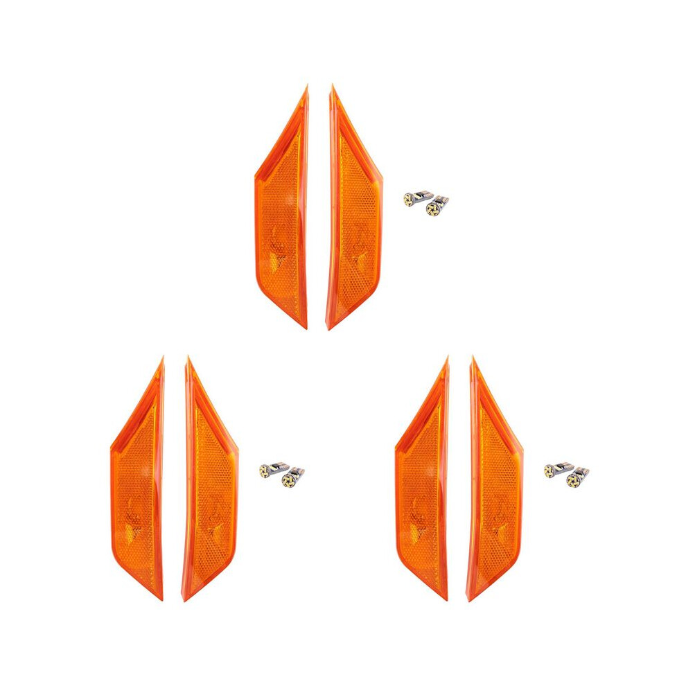 3X Side Turn Signal Side Leaf Lamp With Led Bulb For 2016-2020 34350Teth01 34300Teth01 Light 6032593256896