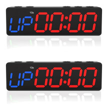 2X Reloj de Entrenamiento con Batería, Minitemporizador de Gimnasio Portátil con Imán Integrado para Gimnasio en Casa, Temporizador Programable de