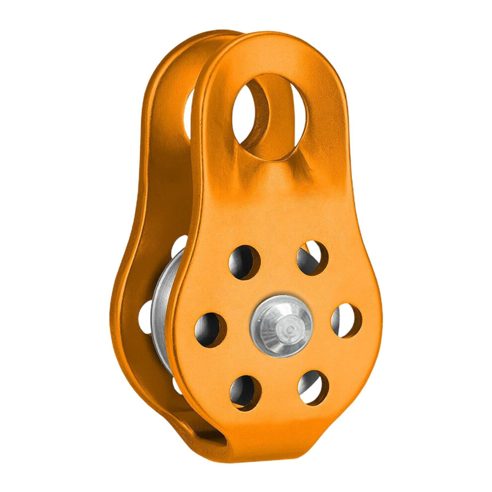 Rescue Pulley Small Aluminum Rope Pulley 20Kn Rope Pulley Climbing Fixed Pulley Outdoor Survival Tool 9347817146066