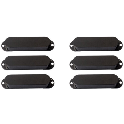 6X Noir St Couvercle de Ramassage Simple Bobinage Couvertures de Ramassage Scellées