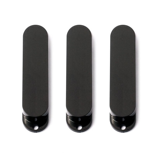 6X Noir St Couvercle de Ramassage Simple Bobinage Couvertures de Ramassage Scellées 1