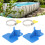 2 PCS Pool Pipe Holder & Hose Clamp Bracket Set for Enhanced Stability 14