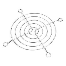 5Pcs 8cm Metal PC Fan Grill Set, NickelPlated CPU Cooling Fan Guard for Finger Protection