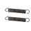 Tension Springs With Hooks 2Pack, 200mm Length, 5.0mm Wire Diameter, 32mm Outer Diameter 1