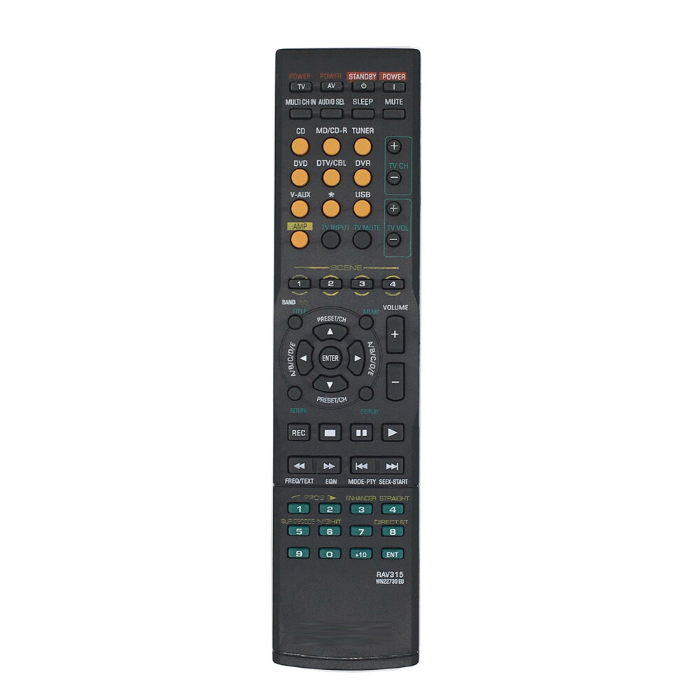 Remote Control For Yamaha Av Audio Receiver Rx-V550 Rx-V750 Rxv750 Htr-5750 Htr-6050 Htr-6030 Yht-390Bl Dsp-Ax450 6935161448054