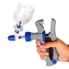 Cattle Syringe Gun Injector 10ml Stainless Steel Livestock Syringe Automatic Continuous Injection NonSterile 1 Count