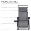 Outsunny Outsunny Zero Gravity Chair Adjustable Patio Lounge w/ Cup Holder Light Grey 4