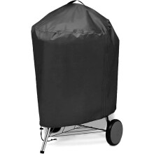 Waterdichte grillhoes, UV-bestendige beschermhoes voor buitenbarbecues, robuuste koepelvormige rookovenhoes van 71x68 cm voor gebruik het hele jaar