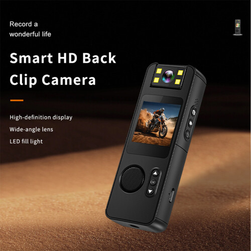 Κάμερα σώματος Full HD 1080P με εγγραφή ήχου, ισχυρή οθόνη LCD και περιστρεφόμενος φακός 2
