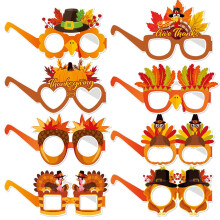 Óculos para Festival da Colheita, Design Criativo, Material Durável, Tamanho Único, Cores Vibrantes para Fotos e Uso Versátil (8 peças)