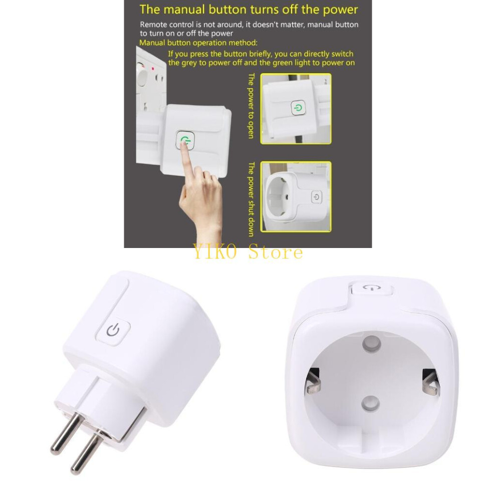K32c 433Mhz Wireless Rf Remote Control Home Office For Smart Wifi Power Timer Socket Outlet Eu Plug Energy Saving 6935161436402