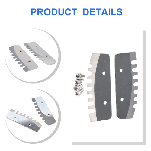 Λεπίδες 8 ιντσών Ice Auger Blades Threaded Design Tartness Maintenance Tool 2