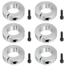 Schlank und funktional Dieses Set enthält sechs Verstellringe, die Stabilität in verschiedenen Anwendungen bieten