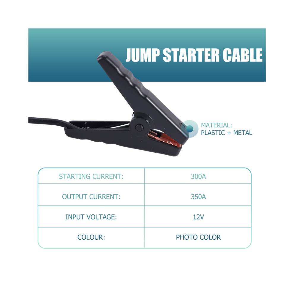 With Ec5 Plug Connector Emergency Battery Jump Cable Alligator Clamps Clip For Car Jump Starter Alligator Clip Jumper 6935161549638