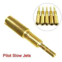 Carhome Motorcycle Carburetor Main Jet Kits – Pilot Slow Jet #30-32.5-35-37.5-40 For Mikuni Carb HS HSR VM28/486 Auto P