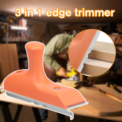 Right Angle/arc Universal Trimming Knife Woodworking 3-in-1 Edge Deburring Scraper Precision Wood Board Mini Chamferer Tools 2