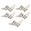 Smooth Head Tips Plastic Welding Tips Open Buckle Interface Silver Color 45 Degree Elbow Design Various Welding Tools 5