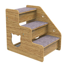 Dog Bed Steps Dog Stairs, Stairs for Beds 3 Step Pet Stairs and Ramp for Medium/Small Dogs, Old Cats, Portable NonSlip Pet Steps, Dog/Cat