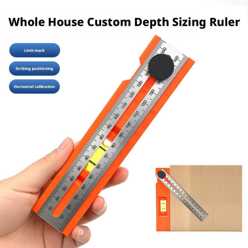 Multifunctional angle ruler marking ruler portable 90 degree special positioning ruler high precision measuring ruler