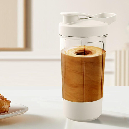 Electric Protein Shaker Bottle  Speed Transparent Multifu Automatic Rechargeable Blender Cup 2