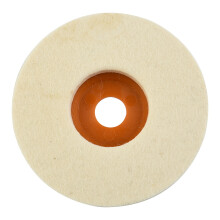 1Pc 4inch Wool Polishing Wheel Buffing Angle Wheel Polishing Disc Round Felt Grinding Pad For Glass Furniture Ceramics Polishing