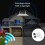 4G SIM Battery Operated Security Headlight Camera 4MP Floodlight Camera PIR Detection Wireless Outdoor CCTV Camera Durable 3