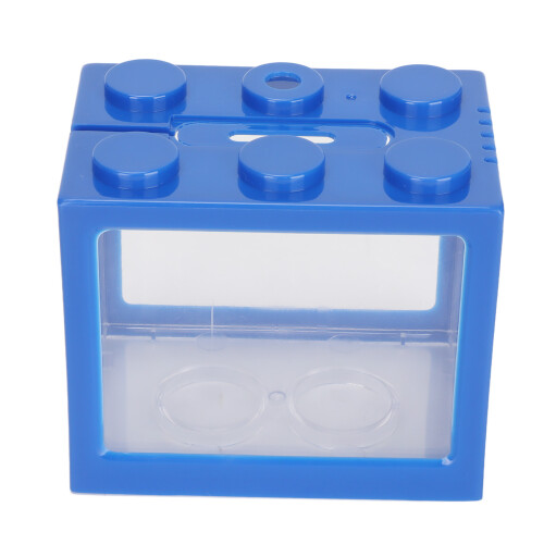 Baustein-Aquarium, kaskadierbar, Aquascape, blau, 2