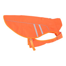 Colete de alta visibilidade para cães com faixa refletora, jaqueta de segurança para passeios noturnos, impermeável, leve e respirável, fácil de
