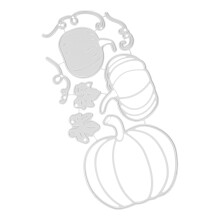 Halloween Metal Cutting Dies Pumpkin Scrapbooking Die Cut Carbon Steel for Card Making