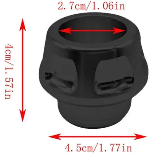 CNC Aluminum Motorcycle Front Fork Sliders Crash Protector for Easy Installation Black 2pcs 1