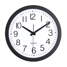 Waterproof Outdoor Clock 12Inch Silent Metal BatteryOperated Wall Clock for Patio and Home White or Black