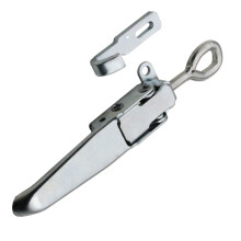 Clamping Anchor Toggle MultiPurpose for Suitcase Duty Silver Locks Hasp Heavy Catch