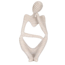 Scultura astratta per l'arredamento di casa e ufficio, stile moderno in resina arenaria, pensatore con design creativo e design unico, regalo