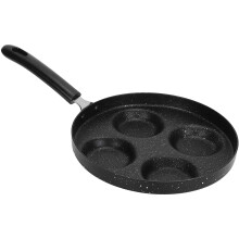 Pancake Pan Omelet Pan 4 Hole Pancake Pan, Egg Pan Pancake Maker Egg Frying Pan Omelet Pan Egg Cooker For Breakfast frying pan Wok
