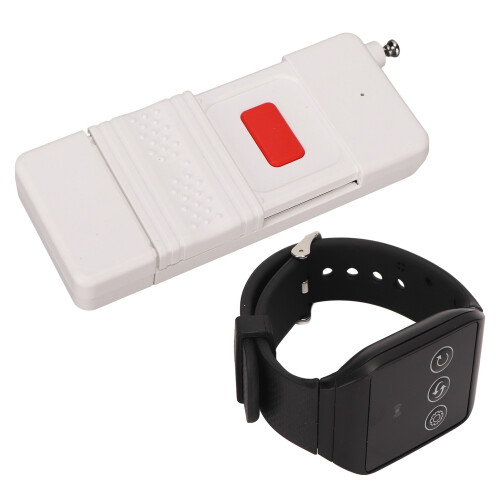 Elderly SOS Call Button Transmitter with Watch Receiver for Easy Alerts