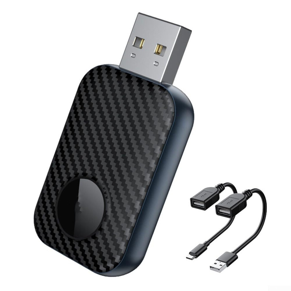2In1 Mini Wireless Automotive Play Adapter For Ios 10.0 And Android 11 Compatible Low Latency Portable 50X25x10mm Usb Usbc Interface 9382693633033