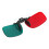 Red Green Clip-On Glasses for Amblyopia Visual Training Resin Adjustable 7
