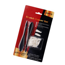 2PCS Sketch Wiper Sketch Drawing Tools With 20 Sponge Heads Sketch Drawing Art Blenders Set For Artist Detail Painting