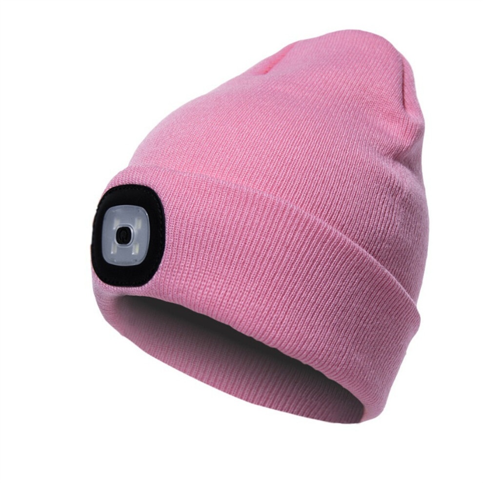 Unisex Hat With Light, Led Headlamp Beanie Usb Rechargeable Hands Free Headlight Beanie With Adjustable Brightness, Water Resistant Warm Knitted Cap F 9301476970912