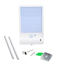 Luzes solares com sensor de movimento, painel solar de alta eficiência, suporte ajustável, à prova d'água e duráveis, para seus espaços