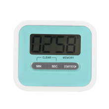Multifunctional Timer, Loud Alarm Digital Kitchen Timer with Magnetic Backrest for Cooking, Baking, Games, Fitness, Silent Blink Mode, Retractable