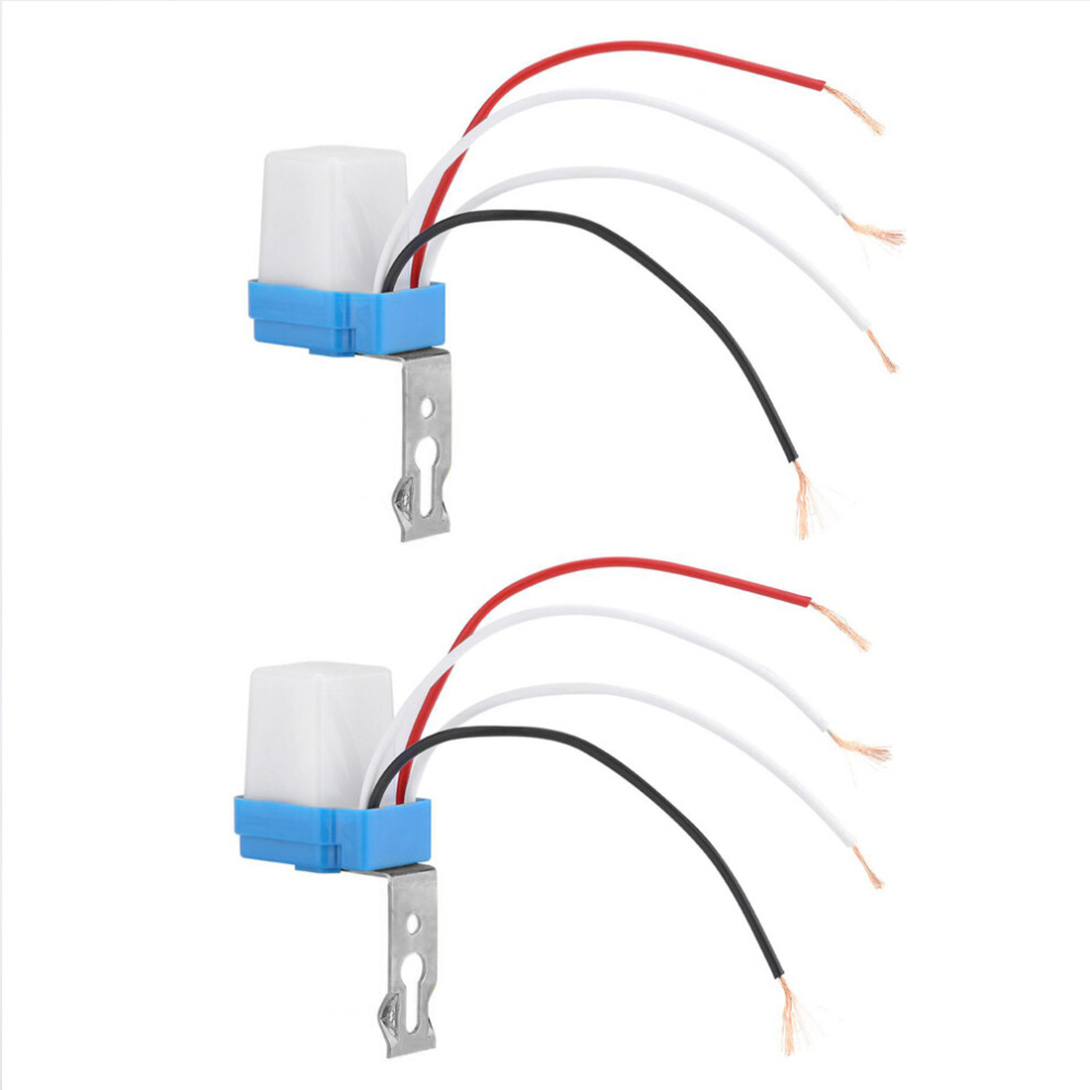 Intelligent Photocell Switch, Automatic On Off Light Sensor Switch With Time Delay Function And Anti-Interference Circuit For Outdoor Use, Rainproof 9169997448392