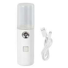 Heat Up Mini Travel Steamer, Cordless Rechargeable Design For Instant Wrinkle Removal, Hydrating Face Mist With Nano Facial Mister For On-The-Go Skin