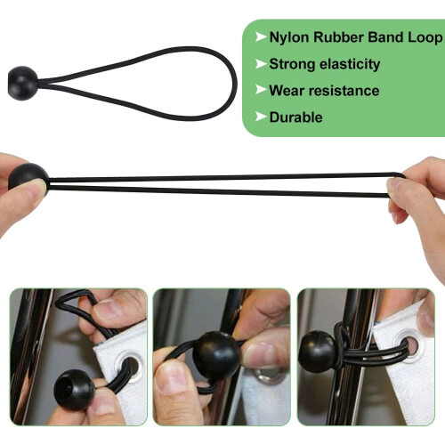 Κλιπς για μουσαμάδες Bungee Cord, μοναδικός σχεδιασμός Shark Mouth, σφιγκτήρες λαβής βαρέως 2
