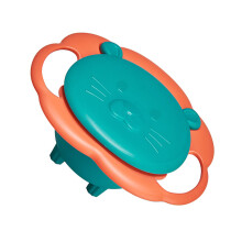 Spill-Free Baby Bowl, Grün, 360 rotierend, tropfsicher, PP-Material