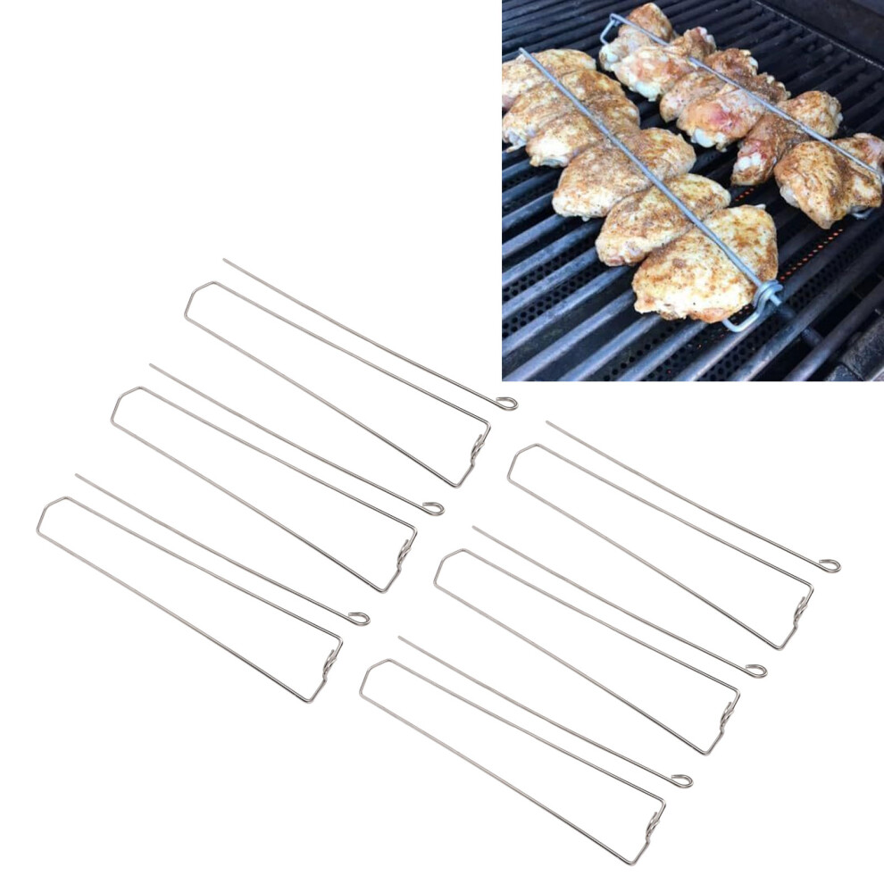 6 StÃ¼ck KlemmflÃ¼gelschienen zum Grillen von