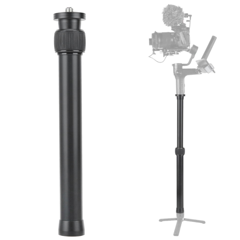 Aluminum Alloy Tripod Center Extender 2 Section Tube With 1/4In & 3/8In Screws 4951379377414