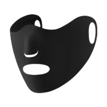 Ice Silk Face Cover for Sports Fishing Tennis Golf Black - Breathable UV Protection Mask for Outdoor Activities