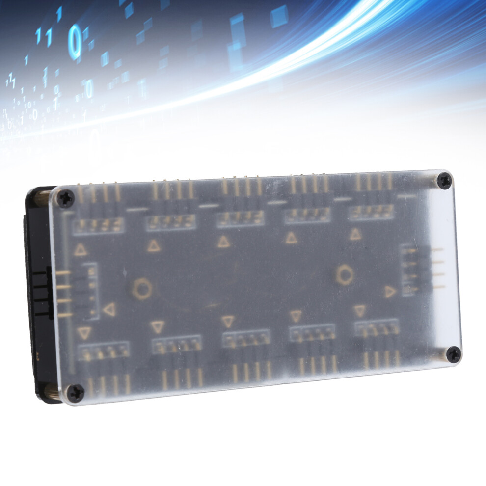 12V 4-Pin 10-Port Acrylic Rgb Hub Controller For Pc Computer Desktop 8401382556536