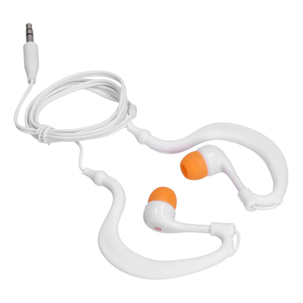 Waterproof Swimming Headphones 3.5Mm Ip68 White Orange 80Cm White,Orange 6901377339011